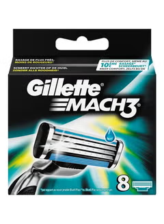 Mach3 Razor Blades, 8 Count
