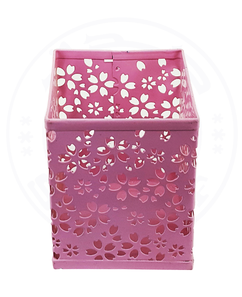 PEN HOLDER SQUARE METAL MIX CLR PD-94