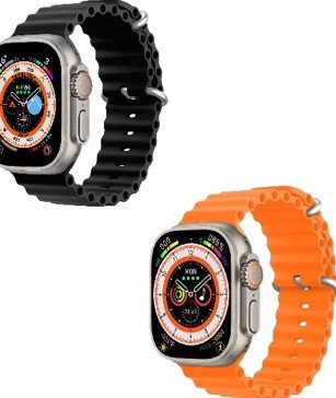 Pawa Ultra Taut Smart Watch-Alpine orange  and  ocean black