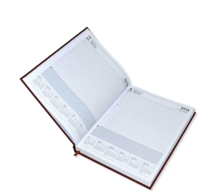 FIS Diary 2024 (English) Brown, A4 - FSDI41E24BR