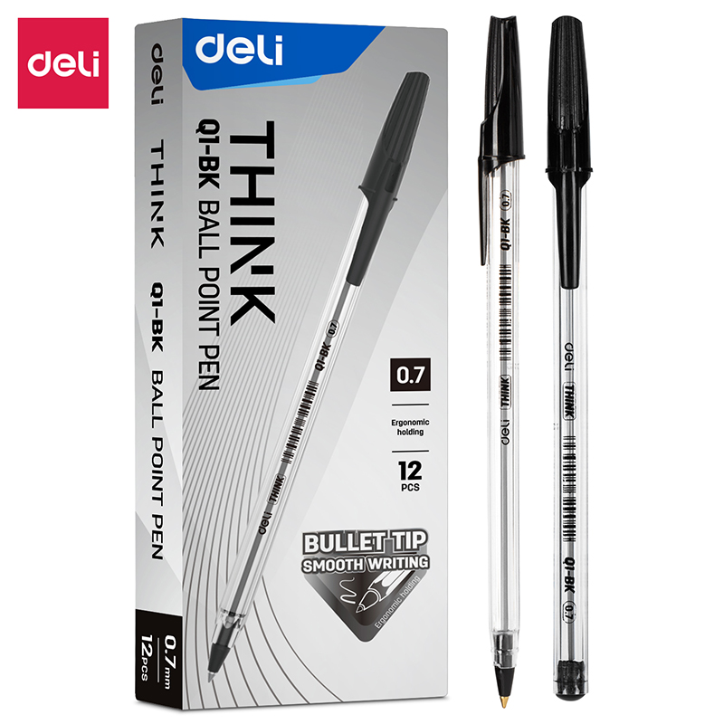 Deli-EQ1-BK Ball Point Pen