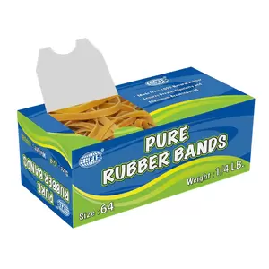 FIS Pure Rubber Bands 64 Size, 1/4 LB - FSRB64