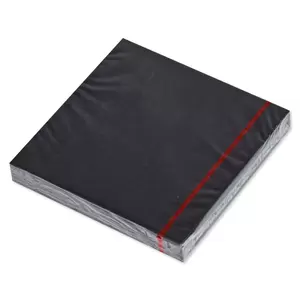 FISSticky Note Pad, 3X3 inches, Pack of 12, Black, 100 Sheets -FSPO33BK