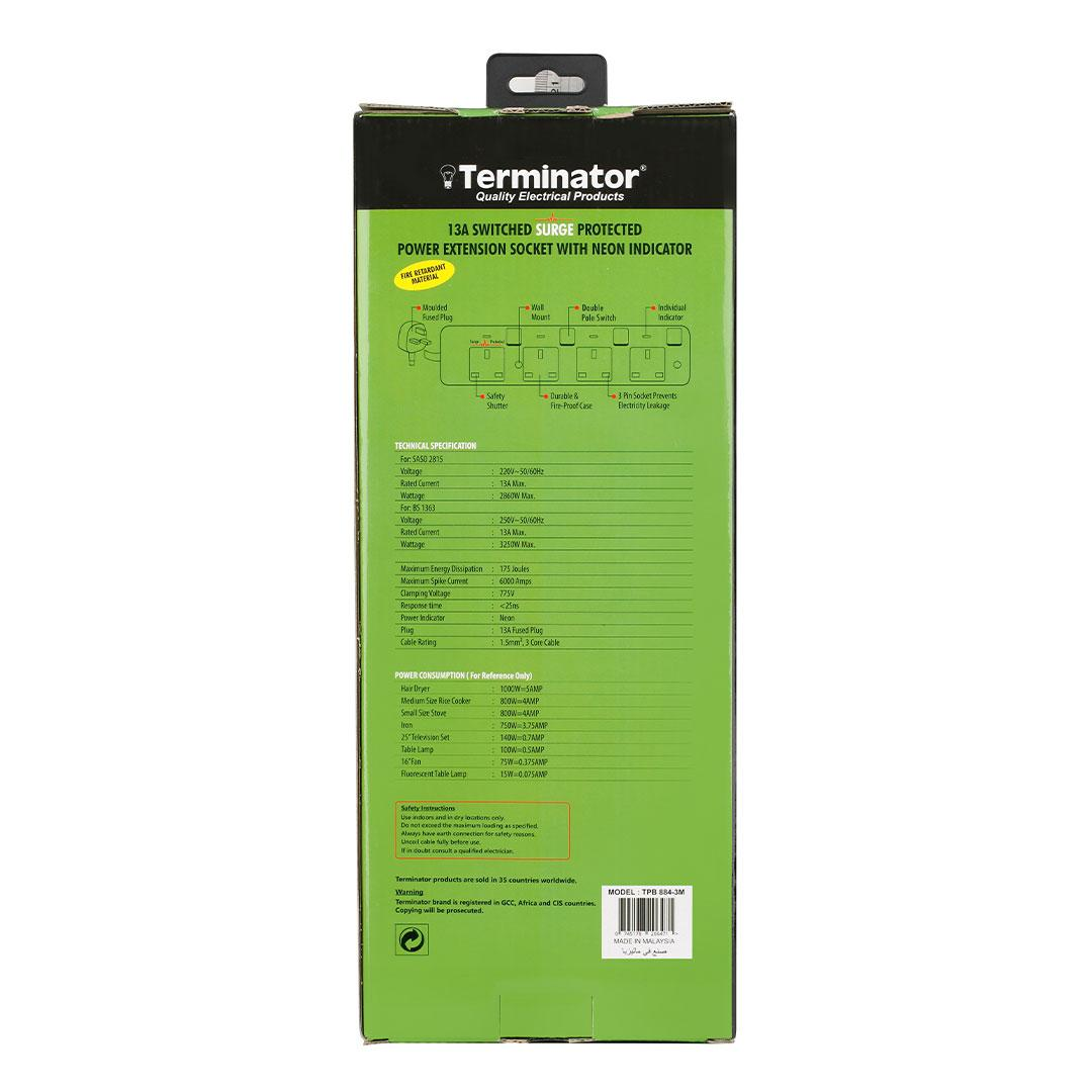 3 Way UK Power Extension Socket