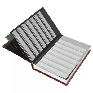 FIS Stamp Album Bonded Leather 16-Sheets 173x250mm, Maroon - FSSA173X250B16