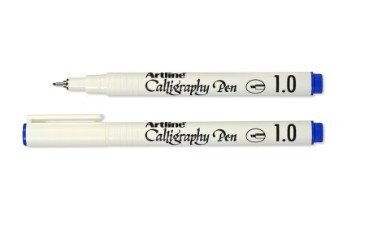 Artline EK241 Calligraphy Writing Pen 1.0mm Blue ( 12 Pcs / Pack )
