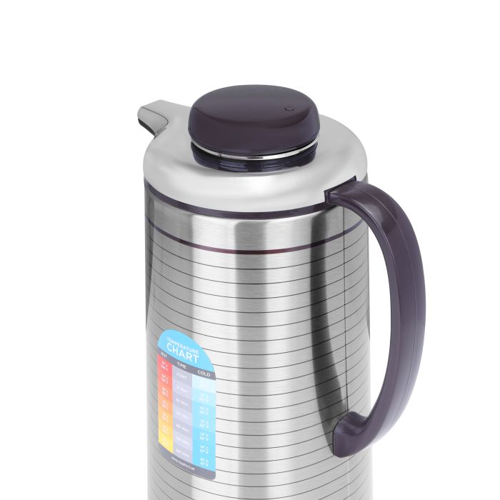 Royalford RF5291 1.9L Vacuum Flask - Portable Heat Insulated Thermos For Keeping Hot/Cold Long Hours, Multi-Walled For Coffee, Hot Water, Tea, Perfect Pouring Spot | Ideal For Occasion, Commercial & O