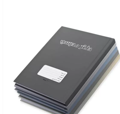 FIS Pack of 5 Oman Hard Cover Notebook, 18X25 100Sheets, 5 Color Assorted -FSNBOM100AST