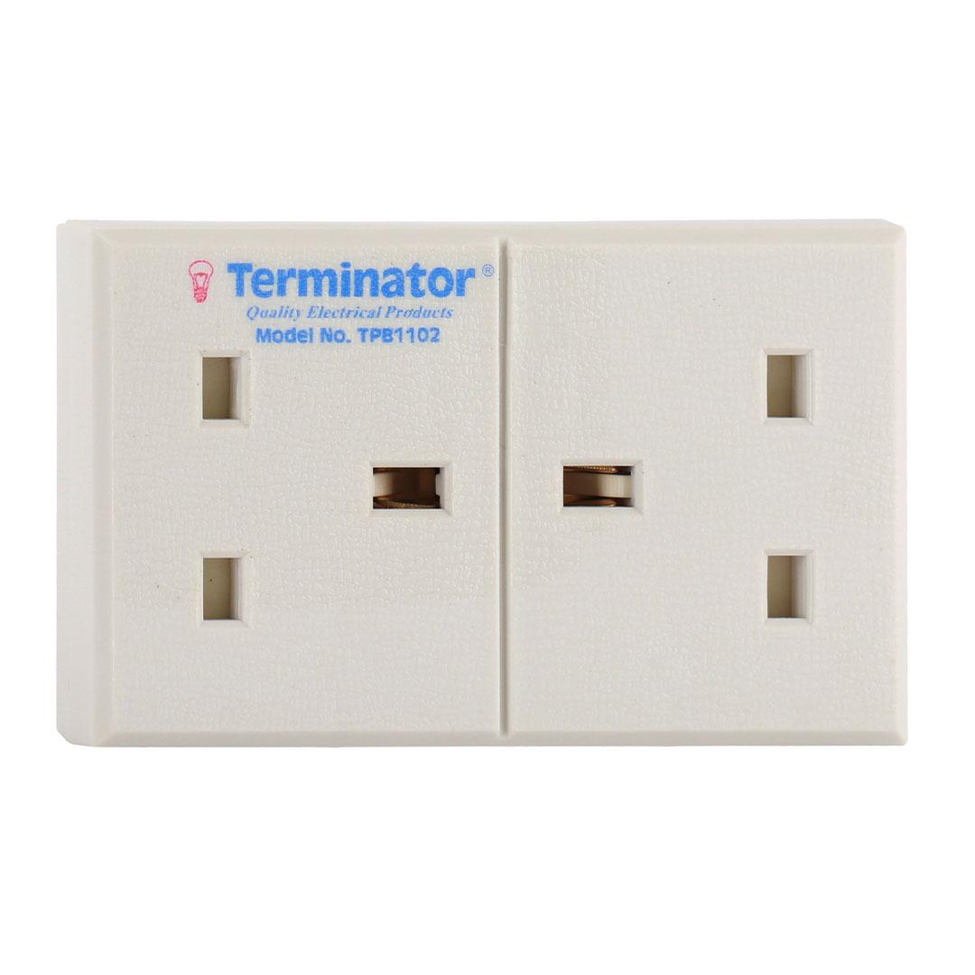 2 Way UK Power Extension Socket Without Cable
