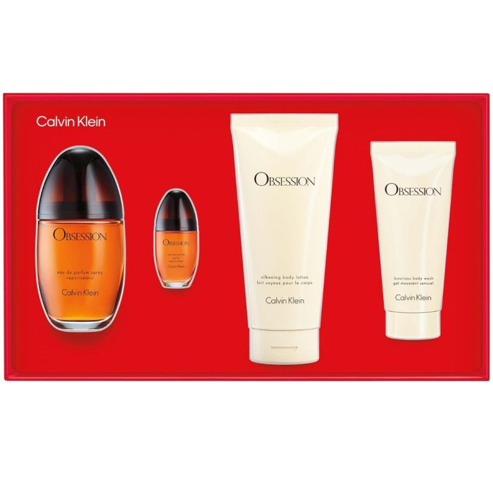 CALVIN KLEIN OBSESSION W SET EDP 100ML EDP 15ML BL 200ML SG 100ML