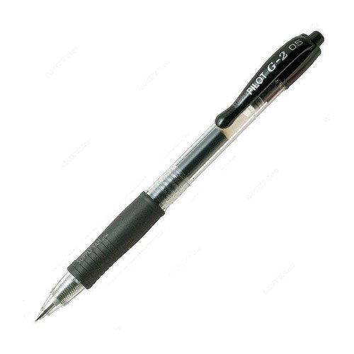 Pilot Retractable Gel Pen, BL-G2-5, 0.5MM, Black