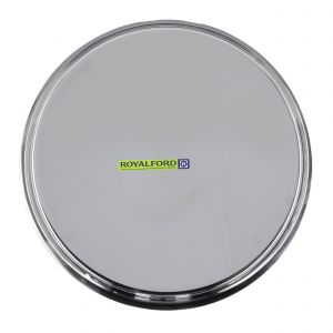 Royalford 11 Inch Thali Plate - Stainless Steel - Silver