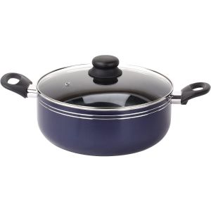 Royalford Non Stick Cookware Set 12 Pcs - Aluminium - Blue