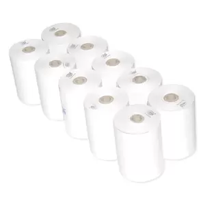FIS Thermal Paper Roll, 10-Piece (80 x 60mm x 1/2 Inch) German Origin Material - FSFX8060MM10