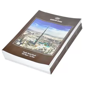 FIS International Exercise Books Single Ruled, 120 Pages, Pack of 10 Pieces, A4 Size - FSEBA4INT60