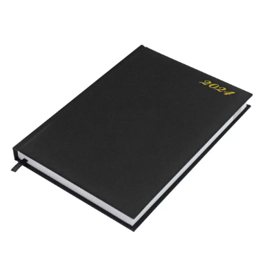 FIS Agenda Diary 2024 (English) Black - FSDI75EVN24BK