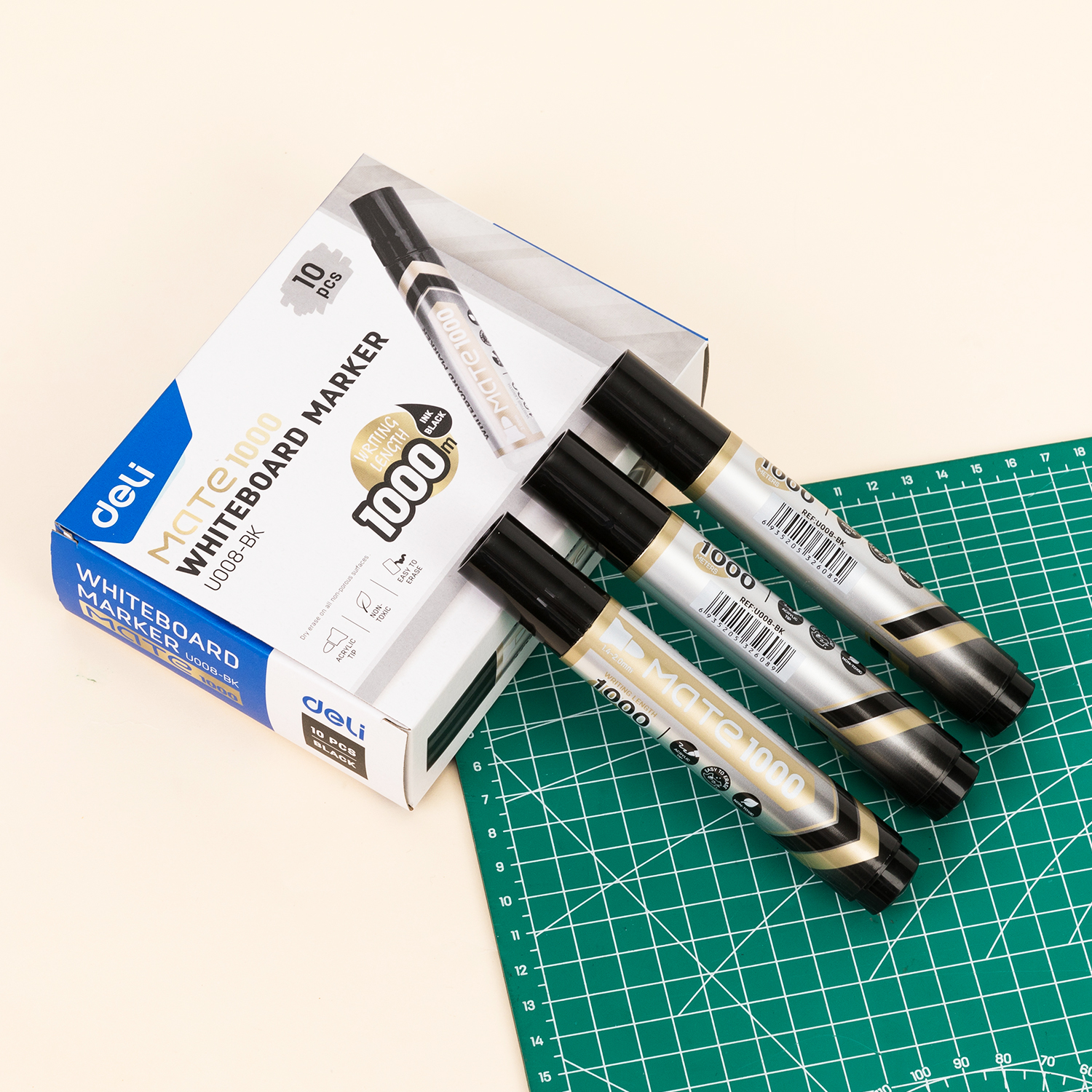 Deli-EU008-BK Whiteboard Marker