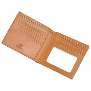 FIS Wallet Italian PU 10x10.5cm, Brown - FSPQWALLETPUBR