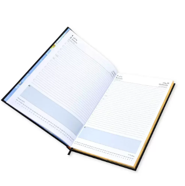 FIS Golden Diary 2024 (Arabic/English) Black, A4 - FSDI43AEG24BK