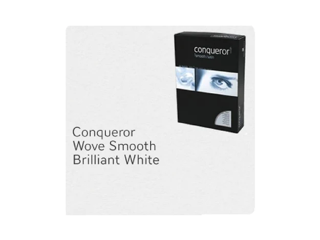 Conqueror Paper, A4, 100gsm, Brilliant White, Wove Finish, 500sh/Pack