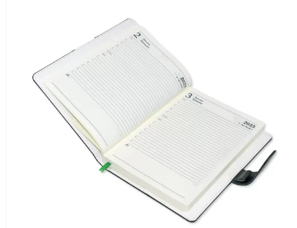 FIS 2023 Diary A5 Italian PU English with Magnetic Loop, Maroon - FSDI85E23MR