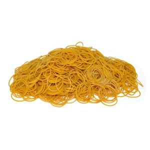 10 Boxes FIS Pure Rubber Bands Yellow - FSRB12