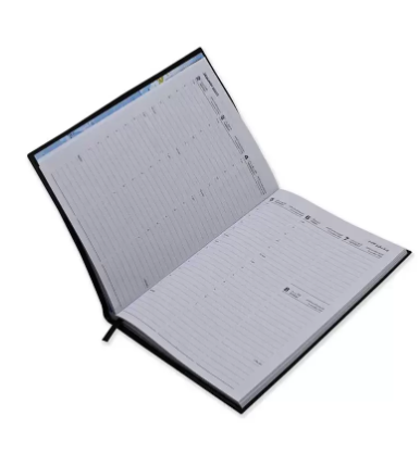 FIS A5 Diary 2023 (Arabic/English) (1-Week at a glance) Black - FSDI78AEPV23BK