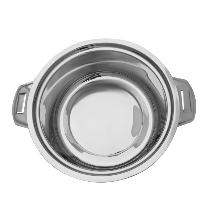 Galaxy Double Wall Stainless Steel Hot Pot, RF10543 | 3.5L Pot With Firm Twist Lock & Strong Handles | Steel Serving Pot, Roti Serving Pot, Chapati Dabba
