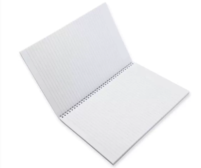 FIS Pack Of 5 Spiral Soft Cover Notebook, 96 Sheets A4 Swan Design 1 -FSNBSSCA496-SWA1