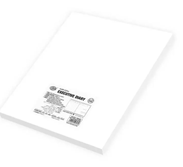 FIS Golden Executive Diary 2023 Arabic/English/French (1-Week at a glance) Italian PU Cover, Green - FSDI36AEG23GR