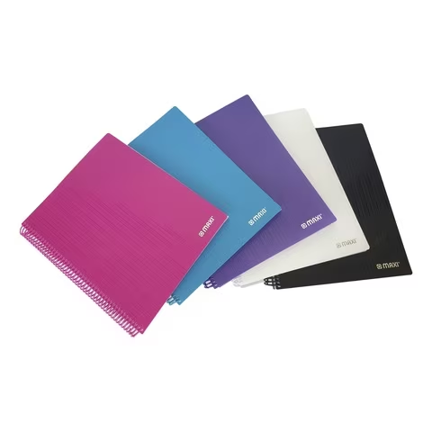 Maxi Spiral Display Book 40 Pocket Pink