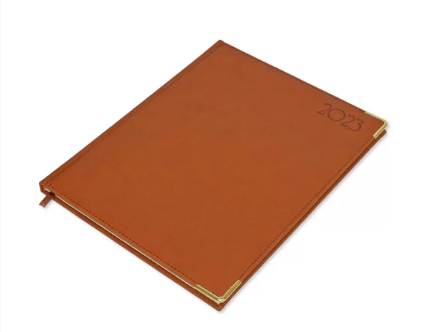 FIS Executive Diary 2023 English/French (1-Week at a glance) Brown - FSDI35EPN23BR