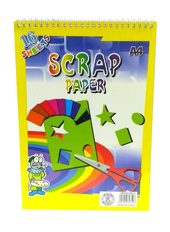 SCRAP PAPER BOOK 16SH SADAF LOGO PRINTED-PD-106