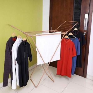 Royalford Metal es Dryer 129X54Cm - Metal - Silver