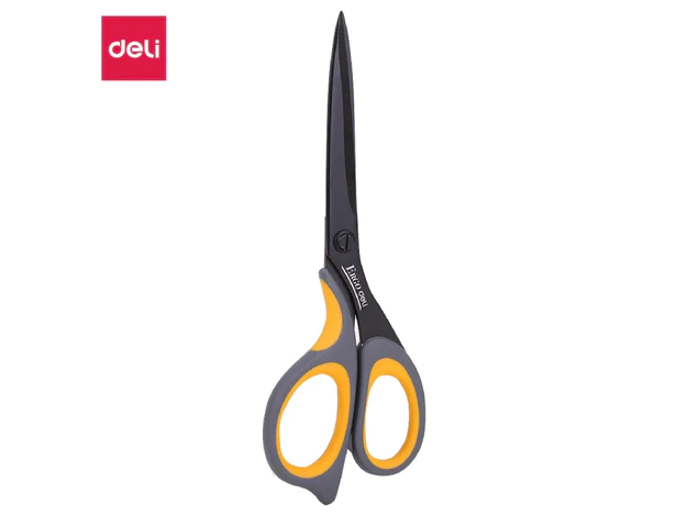 Deli (E77757) 8.14" Soft-Touch Home Office Craft Cutting Scissors