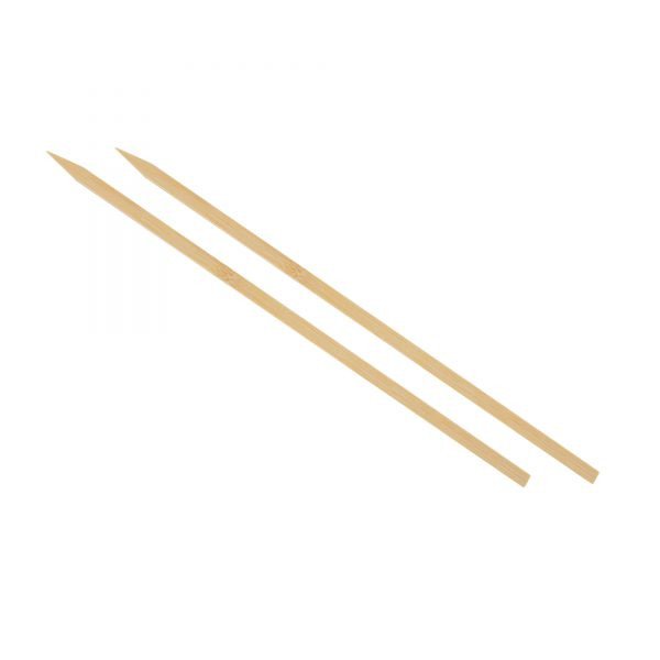 Falcon Bamboo Kebab Stick 15 inch x 4mm x 10mm (1 Pack X 100 Pieces)