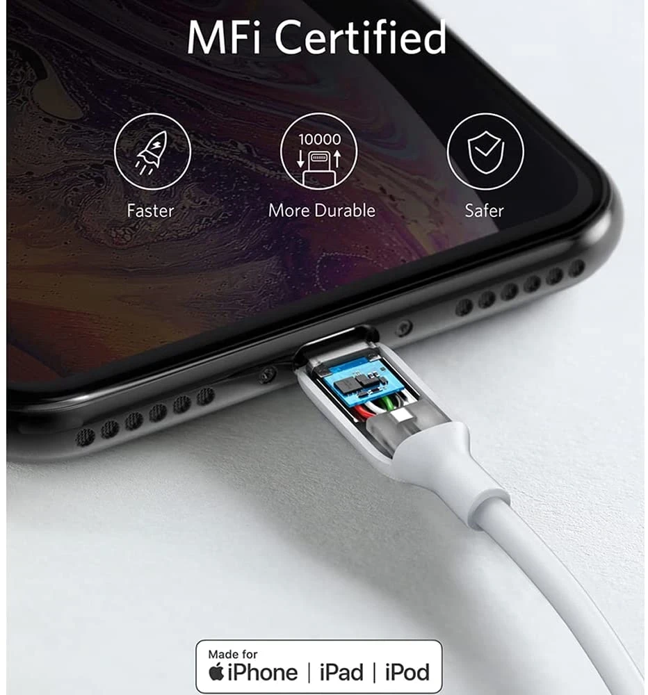 Anker Powerline Micro USB White 3ft A8812H21