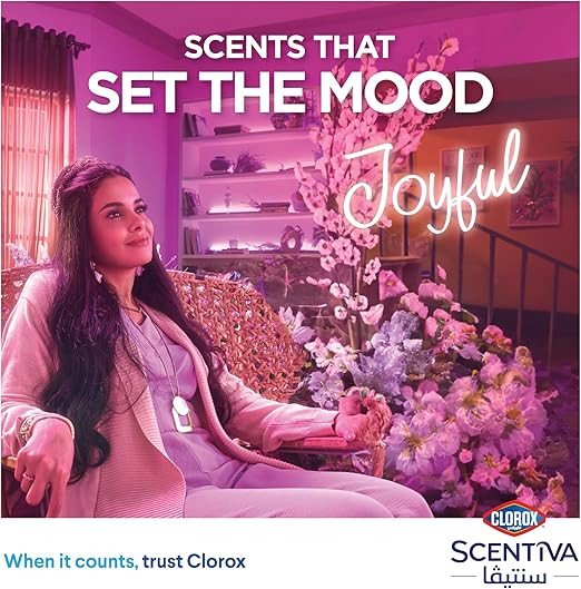 Clorox Scentiva Multipurpose Disinfectant Floor Cleaner, Japanese Spring Blossom, Dual Pack 3L