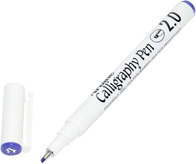 Artline EK242N Calligraphy Writing Pen 2.0mm Blue