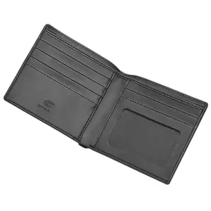 FIS Wallet Italian PU 10x10.5cm, Black - FSPQWALLETPUBK