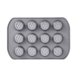 Prestige Mini Muffin Tin 12 Cups - Aluminum - Silver