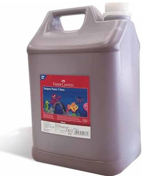 Faber-Castell Tempera Paints 5 Litres Brown