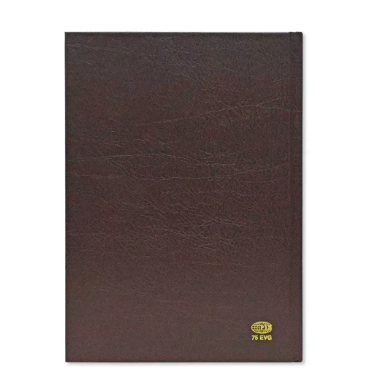 FIS Agenda Diary 2024 (English) 1-Side Padded, Gold Corners, Chocolate - FSDI75EVG24CH