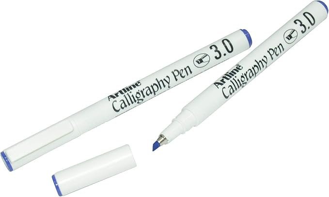 Artline EK243N Calligraphy Writing Pen 3.0mm Blue