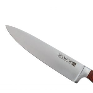Royalford Utility Knife - Stainless Steel - Brown - 8 INCH