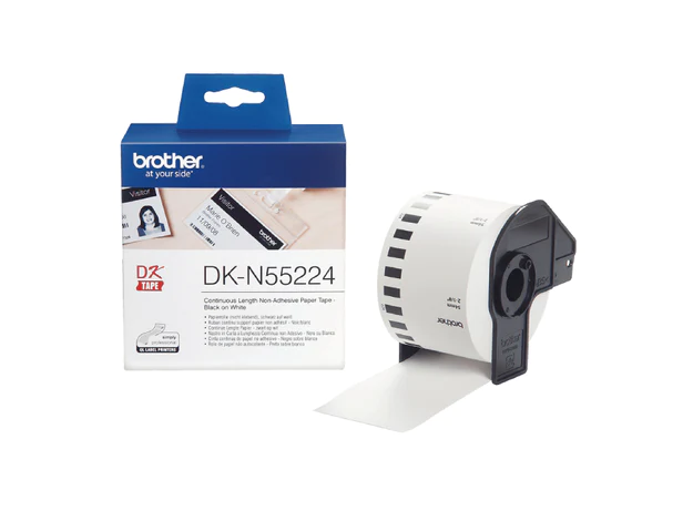 Brother DKN55224 - Continuous Lenght Non - Adhesive Paper 54mm X 30.5Mtrs