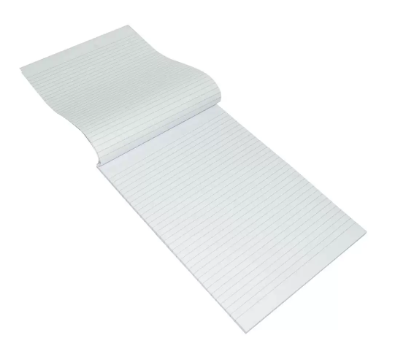 10-Piece FIS Letter Writing Pad, Single Ruled, A4 Size (80 Sheets x 10 Pcs) - FSPDA41503