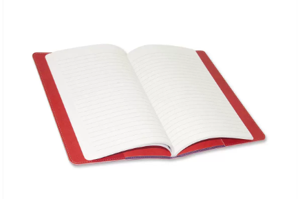 FIS Executive Soft Cover Notebook, Italian Pu Cover, Single Ruled, 96 Sheets With Gift Box, Maroon Color, A7 (74 X 105 mm) - FSNBA7MR