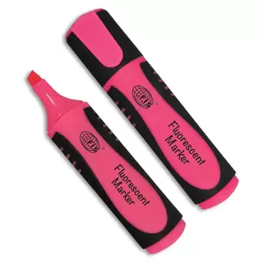 Fis Fluorescent Markers - Box Of 10 Pieces (pink) - FSFL07PI