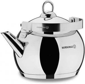 Korkmaz Tombik Kettle 10L - Stainless Steel - Silver - 1 Ltr